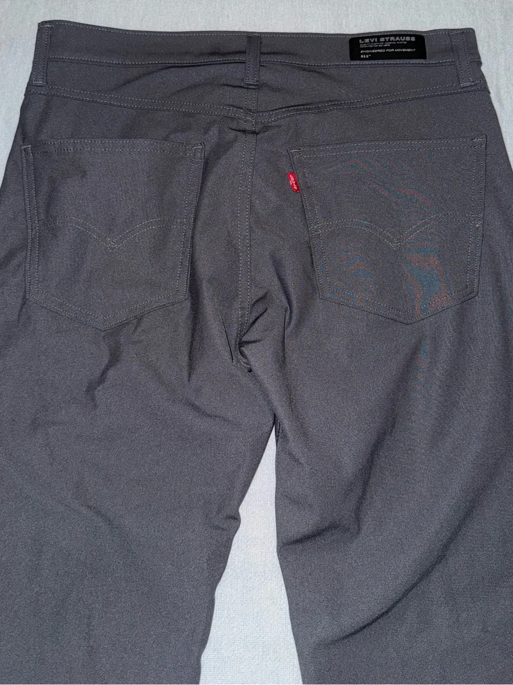 Levi’s 511 Slim Tech Movement Pants, Charcoal Gray, Size 31x30 - Picture 11 of 14